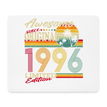 Cadeau d’anniversaire rétro vintage original de 1996 - Tapis de souris (format paysage) - blanc - Devant