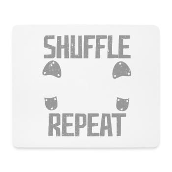 Claquettes Danse Tap Dancer Step Stepper Shuffle Flap Heel - Tapis de souris (format paysage) - blanc - Devant
