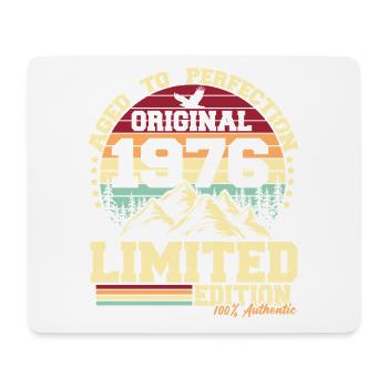 Original 1976 Jahrgang Retro Geburtstag Geschenk - Mousepad (Querformat) - Weiß - Vorne