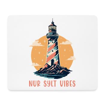 Vacances en mer du Nord, ambiance SYLT uniquement ! - Tapis de souris (format paysage) - blanc - Devant