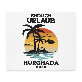 Hurghada Vacation 2026 Egypt Vacation Shirt - Mouse Pad (horizontal) - white - Front