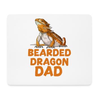 Bearded Dragon Dad - Mouse Pad (horizontal) - white - Front