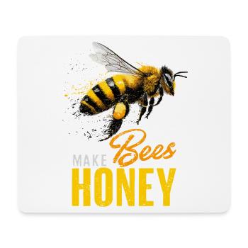Imker Bees Make Honey Beekeeper Bee Keeper - Mousepad (Querformat) - Weiß - Vorne
