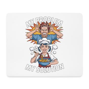 Ramen My Problem My Pictogram Mom Food Enthusiast - Mouse Pad (horizontal) - white - Front