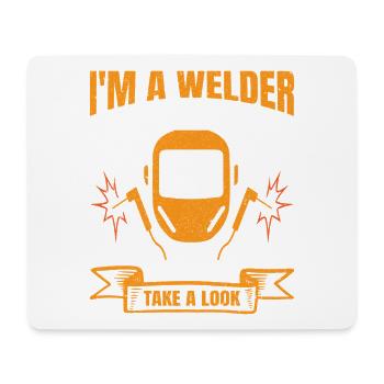 I ́m A Welder Not A Gynecologist Stuff Welders Gift - Mouse Pad (horizontal) - white - Front