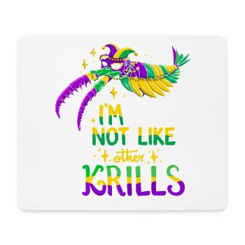 Crabe de Mardi Gras - Tapis de souris (format paysage) - blanc - Devant