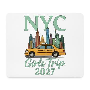 NYC Girls Trip 2027 - Mouse Pad (horizontal) - white - Front