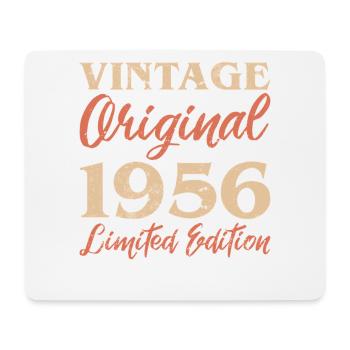 Vintage Original 1956 Limited Edition Jubiläum - Mousepad (Querformat) - Weiß - Vorne