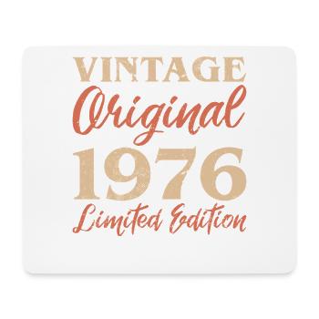 Vintage Original 1976 Limited Edition Jubiläum - Mousepad (Querformat) - Weiß - Vorne