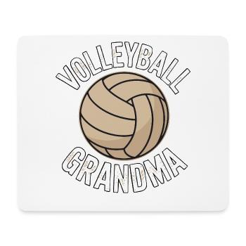 Volleyball Grandma - Proud Grandma - Mouse Pad (horizontal) - white - Front