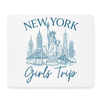 New York Girls Trip - Mousepad (Querformat) - Weiß - Vorne