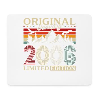 20e anniversaire Original janvier Volume 2006 - Tapis de souris (format paysage) - blanc - Devant