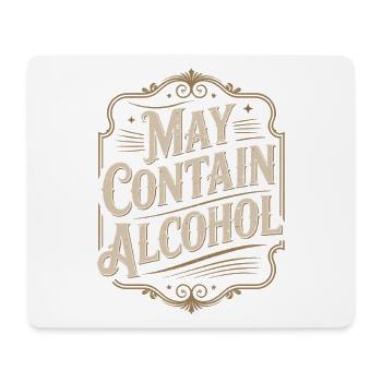 Peut contenir de l’alcool Alkohol Mallorca Saufen JGA - Tapis de souris (format paysage) - blanc - Devant