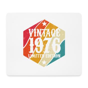 Limited Edition 1976 Birthday Gift - Mouse Pad (horizontal) - white - Front
