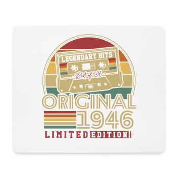 Original 1946 Vintage Birthday Retro - Mouse Pad (horizontal) - white - Front