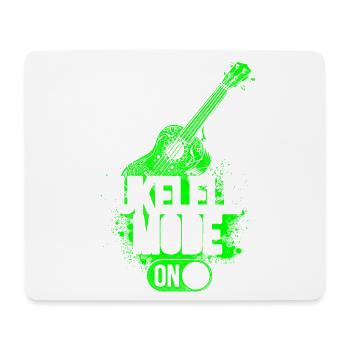 Hawaiian Ukulele Uke Ukulele Mode - Mousepad (Querformat) - Weiß - Vorne