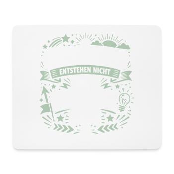 Opportunities don't arise, you create them - success - Mouse Pad (horizontal) - white - Front