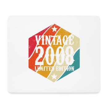 Limited Edition 2008 Geburtstag Geschenk - Mousepad (Querformat) - Weiß - Vorne