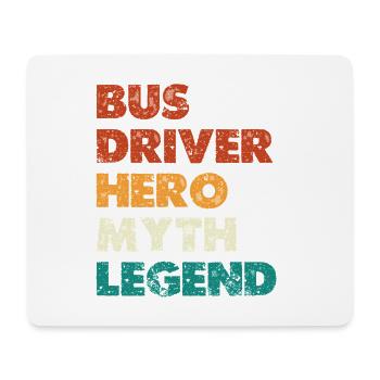 Bus Driver Hero Myth Legend - Mouse Pad (horizontal) - white - Front