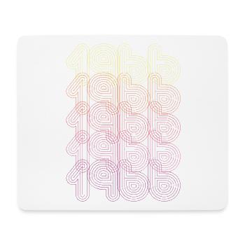 1966 Vintage Futuristic Retro Anniversary Gift - Mouse Pad (horizontal) - white - Front