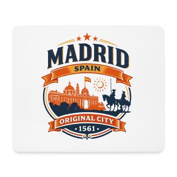 Madrid Ursprüngliche Stadt 1561 - Mousepad (Querformat) - Weiß - Vorne