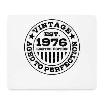 Édition limitée cadeau d’anniversaire 1976 - Tapis de souris (format paysage) - blanc - Devant