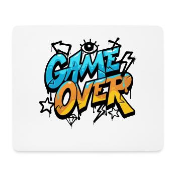 Game Over Graffiti Néon - Tapis de souris (format paysage) - blanc - Devant