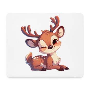 Renne Renne - Tapis de souris (format paysage) - blanc - Devant