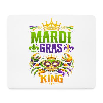 Mardi Gras King Mask Splendor - Mouse Pad (horizontal) - white - Front