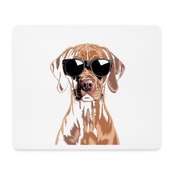 Vizsla - Tapis de souris (format paysage) - blanc - Devant