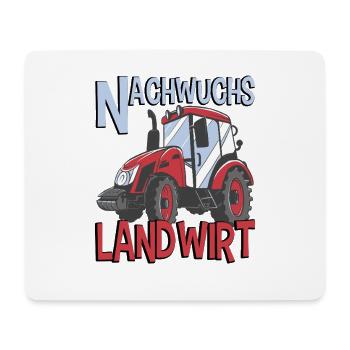 Landwirt Kinder Outfits Traktor Trecker Jungbauer - Mousepad (Querformat) - Weiß - Vorne