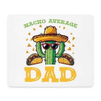Fête du Cactus Papa - Tapis de souris (format paysage) - blanc - Devant