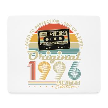 Original 1996 Vintage Vintage Birthday Retro - Mouse Pad (horizontal) - white - Front