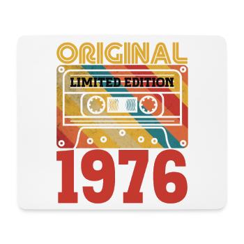 50e Anniversaire 50 ans Original 1976 Vintage - Tapis de souris (format paysage) - blanc - Devant