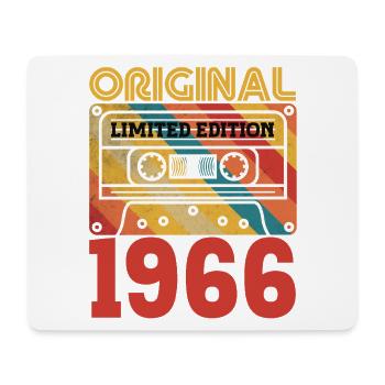 60th Birthday 60 Years Original 1966 Vintage - Mouse Pad (horizontal) - white - Front
