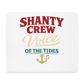 Communauté de musique folk Shanty Crew - Tapis de souris (format paysage) - blanc - Devant