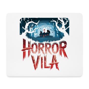  Horror Vila Spukhaus Nächtlicher Wald Gruselige - Mousepad (Querformat) - Weiß - Vorne