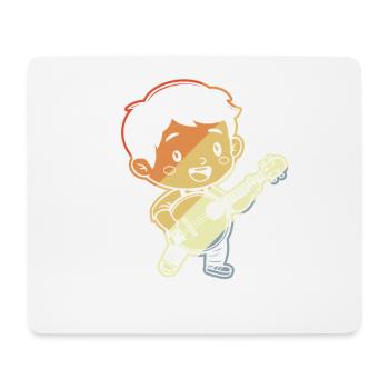 Little Banjoist Comic - Mouse Pad (horizontal) - white - Front