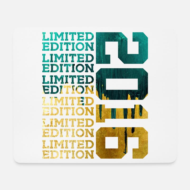 LIMITED EDITION 2016 10 JAHRE 10. GEBURTSTAG - Mousepad (Querformat) - Weiß
