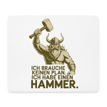 Wikinger Viking Legende Seemann Odin Rabe Kämpfer - Mousepad (Querformat) - Weiß - Vorne