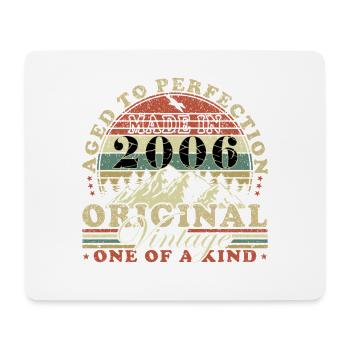 Made In 2006 Limited Edition - Mousepad (Querformat) - Weiß - Vorne