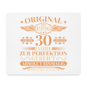 30th Birthday Living Legend since 1996 - Mouse Pad (horizontal) - white - Front