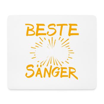 Singer Gift Idea - Mouse Pad (horizontal) - white - Front