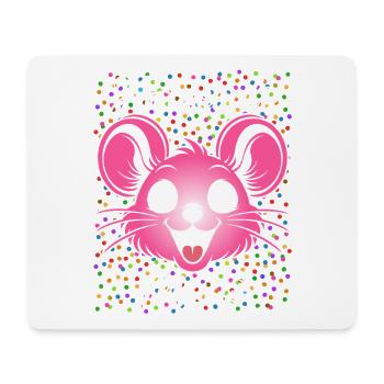 Souris de Carnaval | Femmes en costume partenaires - Tapis de souris (format paysage) - blanc - Devant