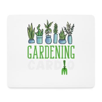 Gardening Cardio Plant Lover Garden - Mouse Pad (horizontal) - white - Front