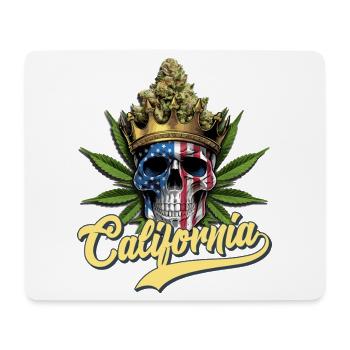 California - Mousepad (Querformat) - Weiß - Vorne