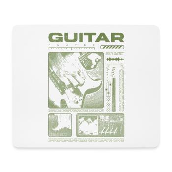 Guitariste Guitariste Rock Musicien streetwear - Tapis de souris (format paysage) - blanc - Devant