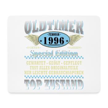 Vintage February Vintage 1996 Man 30th Birthday - Mouse Pad (horizontal) - white - Front