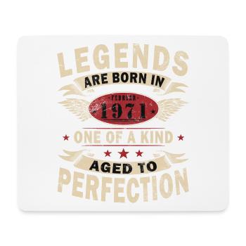 February 1971| February 1971 Jubilee 1971 - Mouse Pad (horizontal) - white - Front