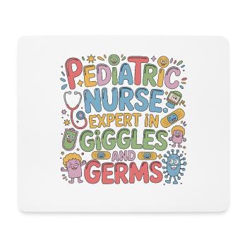 Pediatric Nurse Expert In Giggles And Child Care - Mouse Pad (horizontal) - white - Front